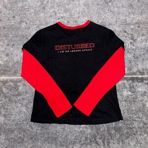 Vintage 2000's Disturbed Women's Top Size XL